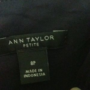 Ann Taylor 8p navy blue linen romper/ jumpsuit